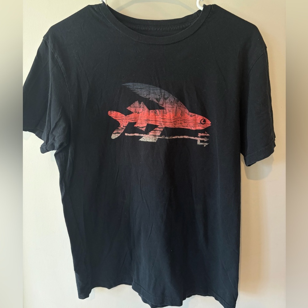 Patagonia Fish Graphic Tee Mens Medium
